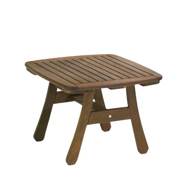 Jensen Outdoor Heritage 22" Ipe Wood Square Side Table