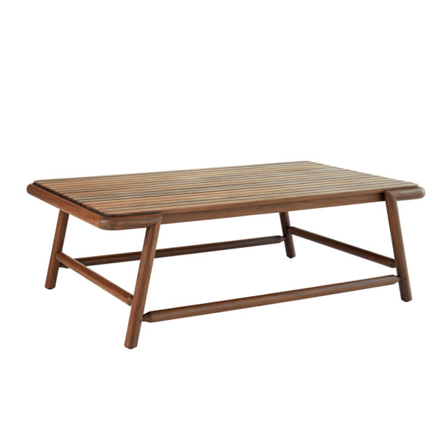 Jensen Outdoor Forte 50" Ipe Wood Rectangular Coffee Table