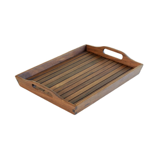 Jensen Outdoor Heritage Ipe Wood Rectangular Serving Tray - Small