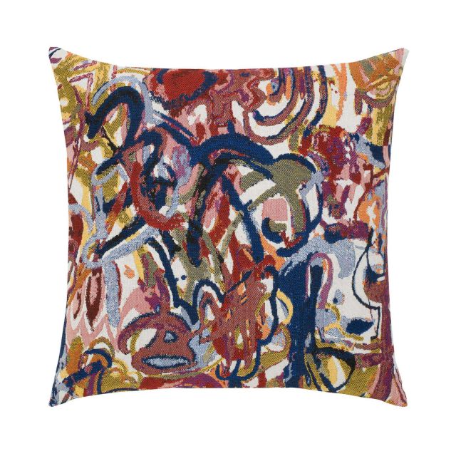 Elaine Smith 22" x 22" Graffiti Double Sided Sunbrella Outdoor Pillow