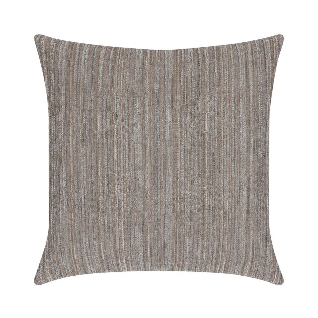 Elaine Smith 22" x 22" Luxe Stripe Pewter Sunbrella Outdoor Pillow