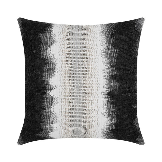 Elaine Smith 22" x 22" Resilience Charcoal Sunbrella Outdoor Pillow