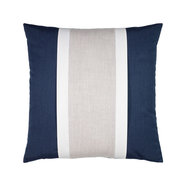 Elaine Smith 22" x 22" Nevis Indigo Sunbrella Outdoor Pillow