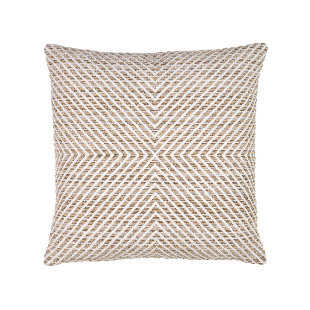 Elaine Smith 20" x 20" Rhythm Latte Sunbrella Outdoor Pillow