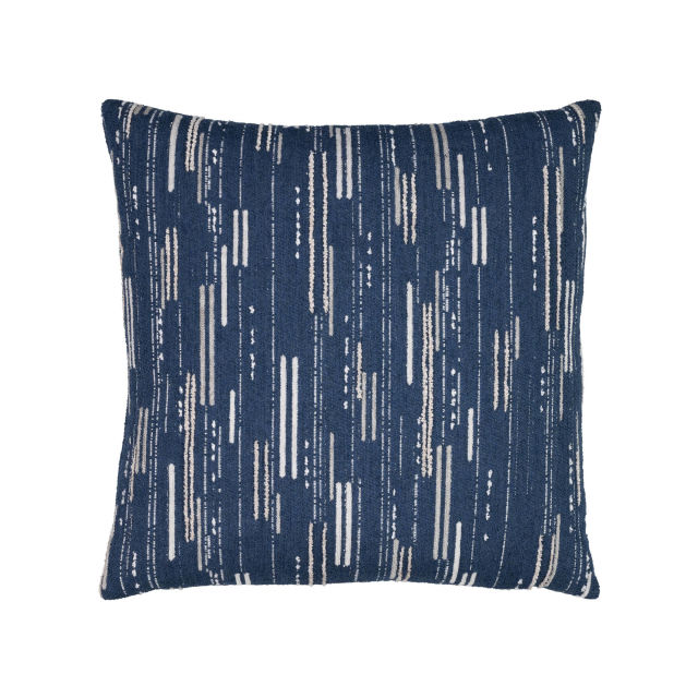 Elaine Smith 20" x 20" Connection Indigo Sunbrella Outdoor Pillow