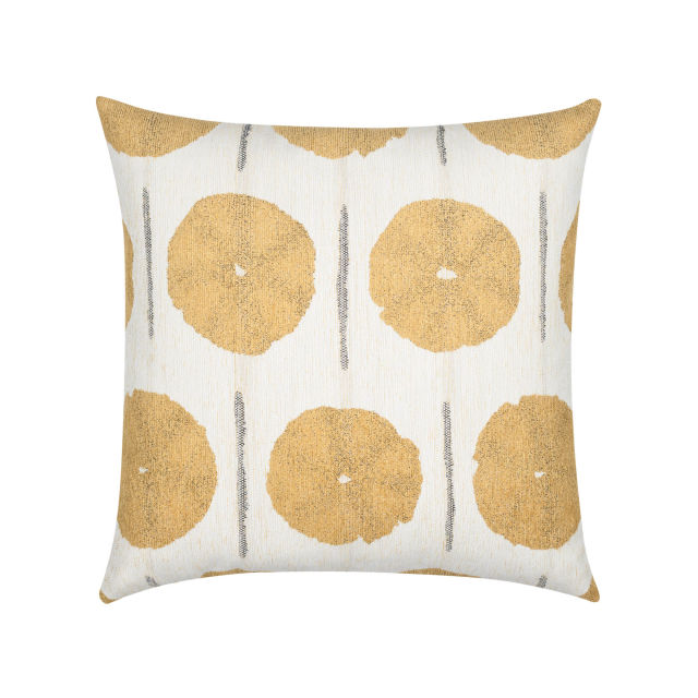 Elaine Smith 20" x 20" Solstice Gold Sunbrella Outdoor Pillow