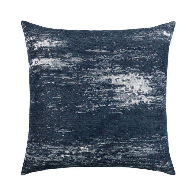 Elaine Smith 22" x 22" Distressed Indigo Sunbrella Outdoor Pillow