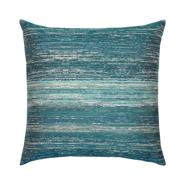 Elaine Smith 22" x 22" Textured Lagoon Sunbrella Outdoor Pillow