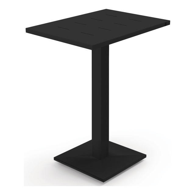 Maiori Impression 30" Aluminum Rectangular Bar Table