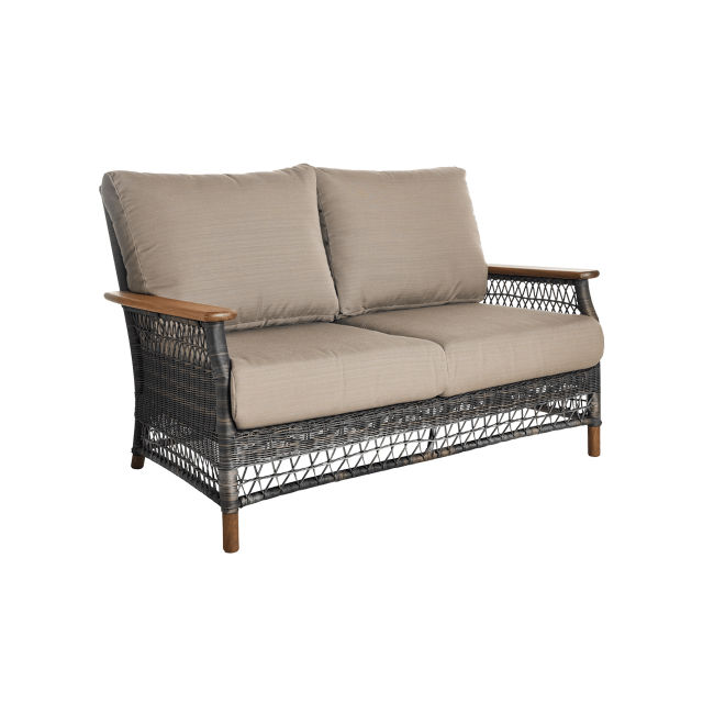 Jensen Outdoor Vintage Woven Love Seat