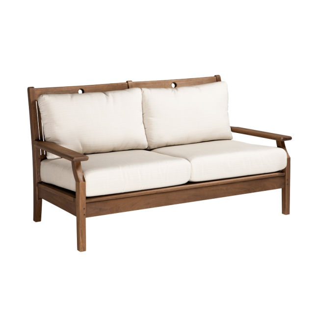 Jensen Outdoor Opal Ipe Wood Love Seat