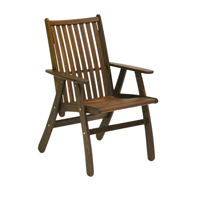 Jensen Outdoor Heritage Governor Ipe Wood Dining Armchair