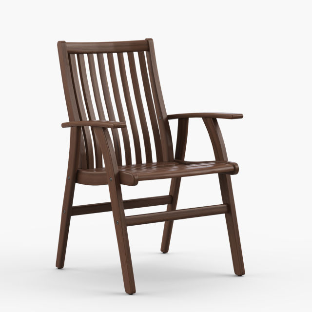 Jensen Outdoor Heritage Franklin Ipe Wood Dining Armchair