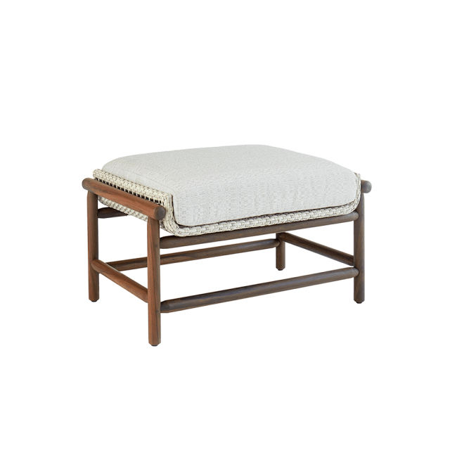 Jensen Outdoor Forte Woven Ottoman