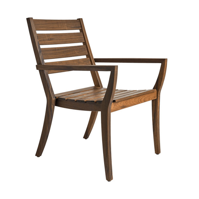 Jensen Outdoor Laguna Ipe Wood Stacking Dining Armchair