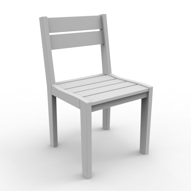 Seaside Casual Coastline Café Recycled Polymer Dining Side Chair