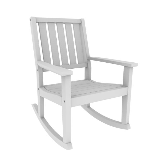 Seaside Casual Greenwich Slatted Recycled Polymer Rocker - Set of 2