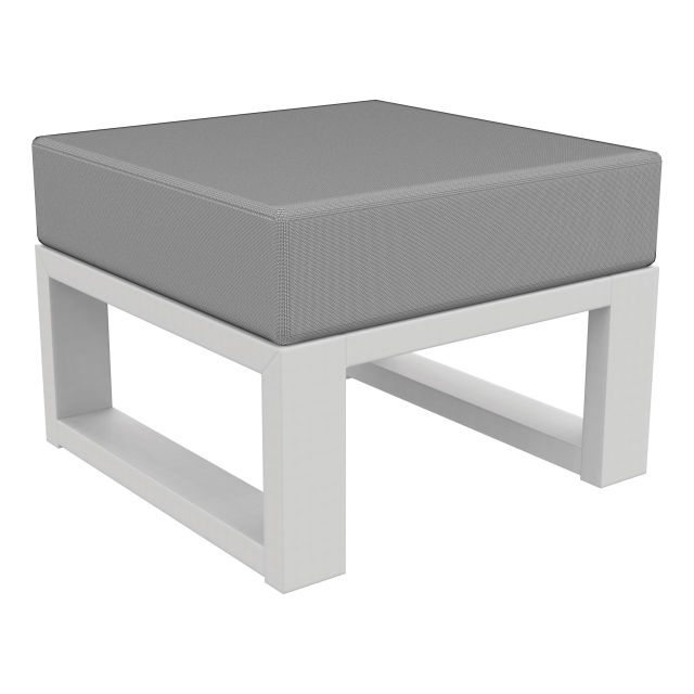 Seaside Casual MIA Recycled Polymer Outdoor Ottoman