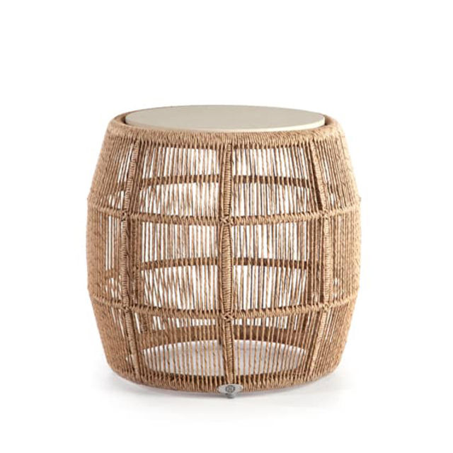 Skyline Design Calixto 22" Woven Round Side Table