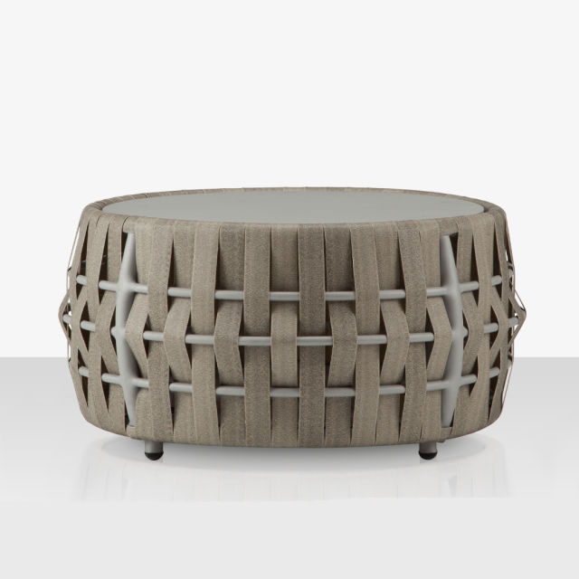 Source Furniture Scorpio 27" Woven Round Coffee Table