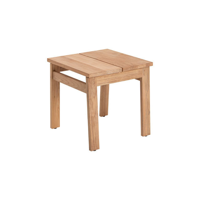 POVL Outdoor Duo Adirondack 17.5" Teak Square Side Table