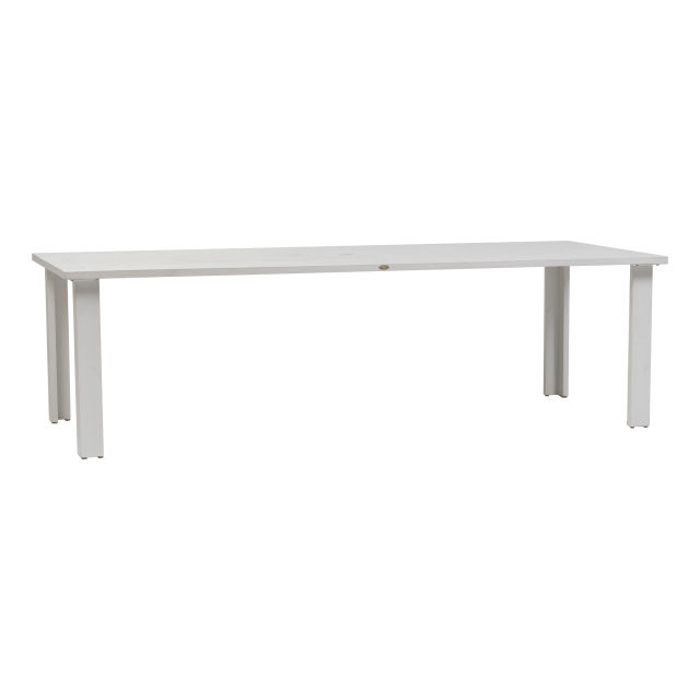 Ratana Limo 103" Aluminum Rectangular Dining Table