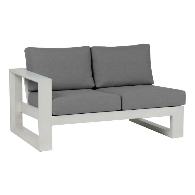 Ratana Element 5.0 Aluminum Left Arm Love Seat Outdoor Sectional Unit