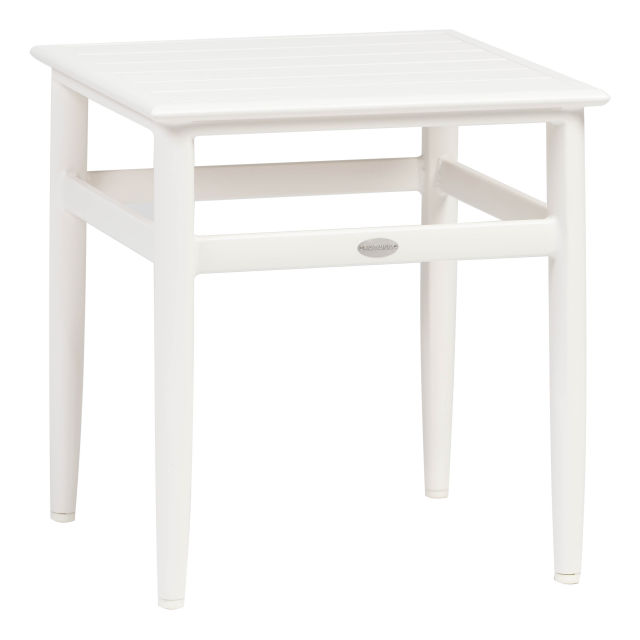 Ratana Lyon 20" Aluminum Square Side Table