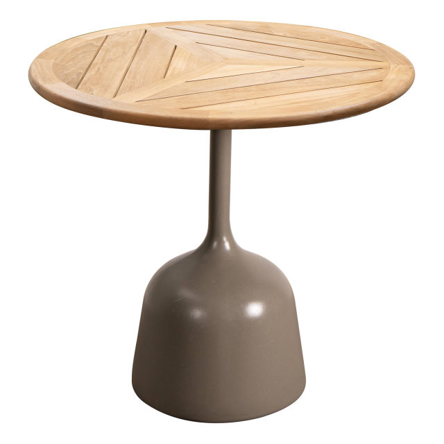 Cane-line Glaze 18" Round Coffee Table - Teak Top