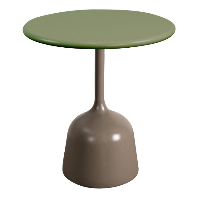 Cane-line Glaze 18" Round Coffee Table - Aluminum Top