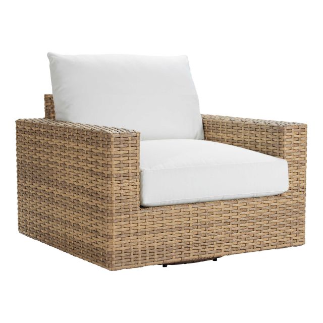 Lane Venture Campbell Woven Swivel Lounge Chair