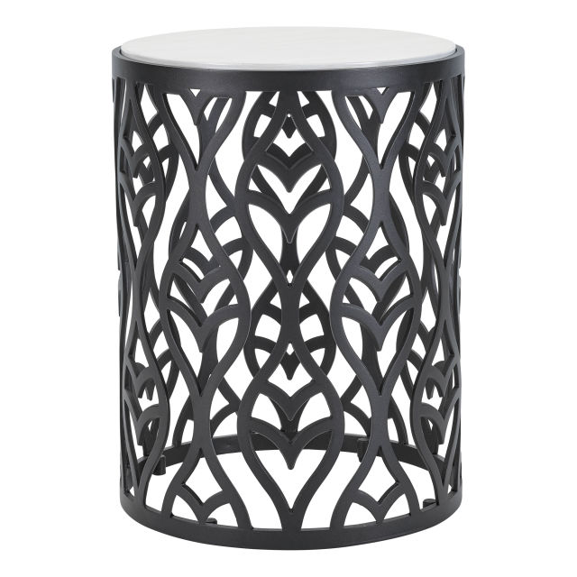 Lane Venture Hemingway Islands 19" Cast Aluminum Round Accent Table