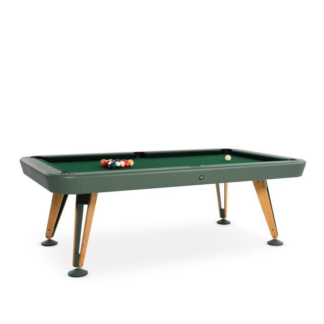 RS Barcelona Diagonal 7' Green Indoor Billiard Table