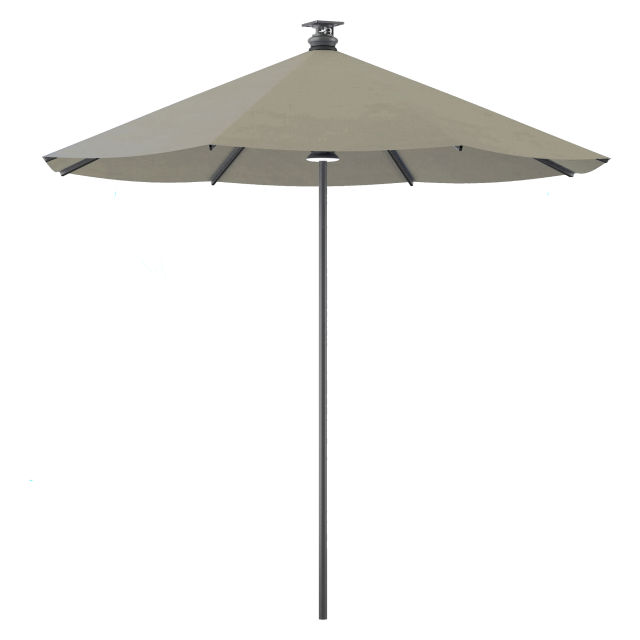 Above Height Gen2 Smart 9' Round Aluminum Market Patio Umbrella