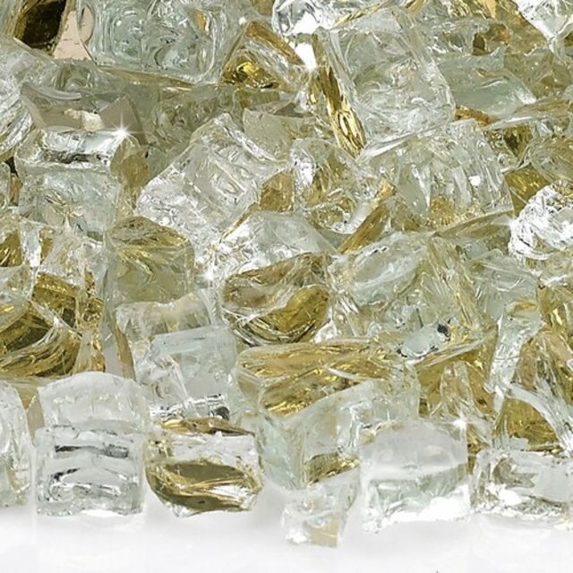 American Fire Glass Premium Reflective 1/2" Fire Glass - 10 lb. Bag