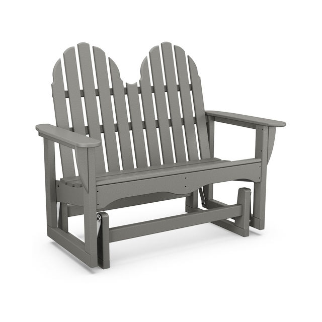 Polywood Classic 48.5" Adirondack Glider Bench