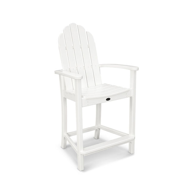 Polywood Classic Adirondack Counter Armchair