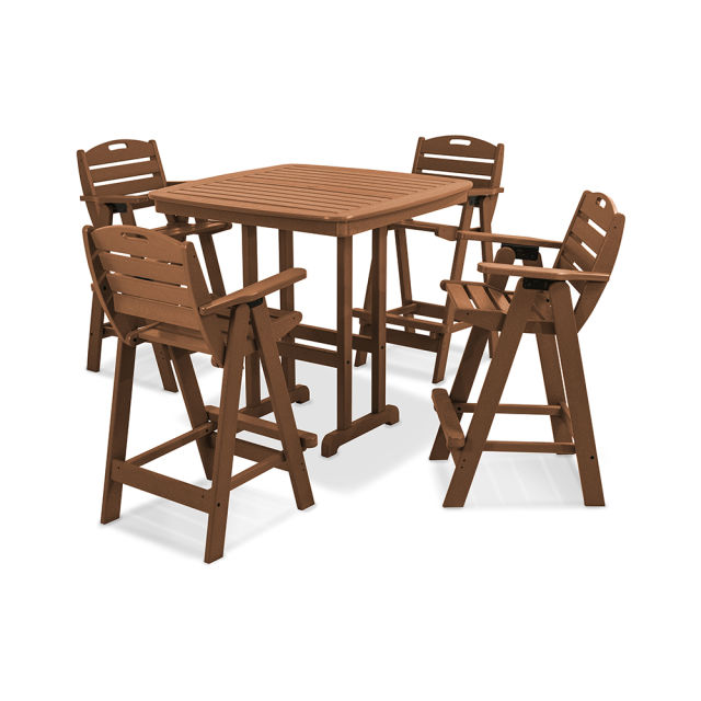 Polywood Nautical 5-Piece Bar Set