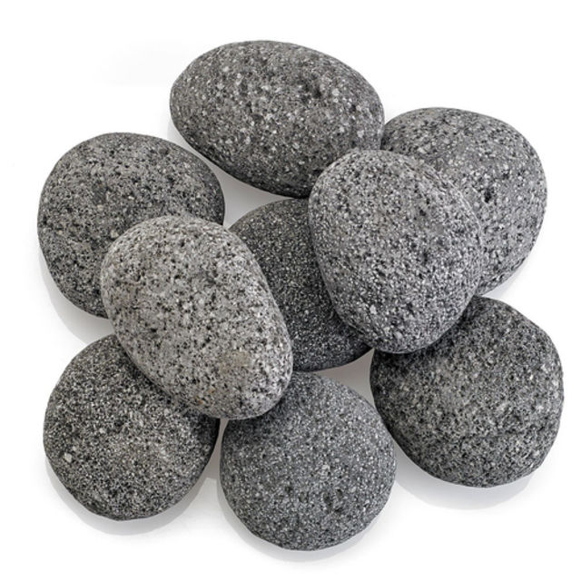 American Fire Glass Tumbled Lava Rock - 10 lb. Bag