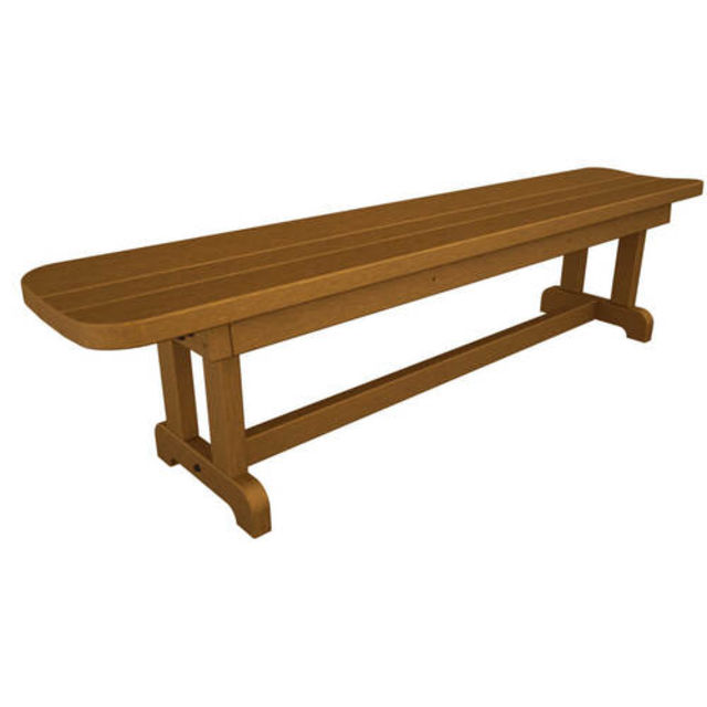 Polywood Park 72" Harvester Backless Bench