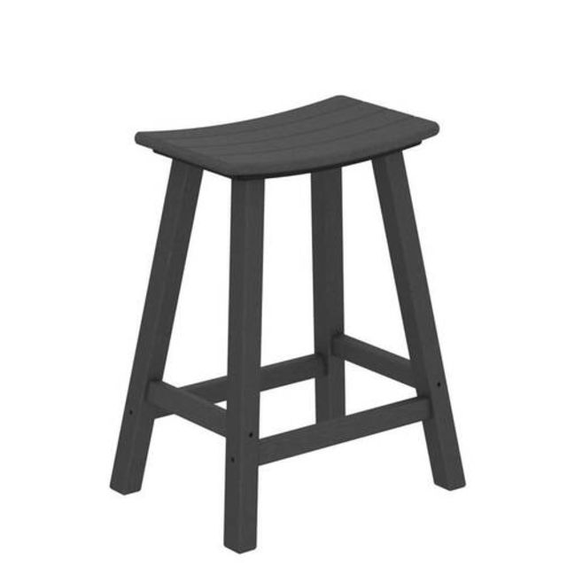 Polywood Traditional Saddle Counter Stool