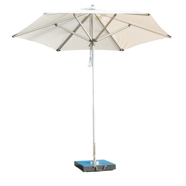 Bambrella Santa Ana 9' Round Aluminum Market Patio Umbrella