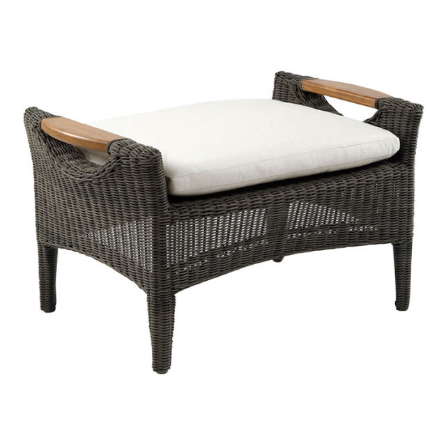 Kingsley Bate Culebra Woven Club Ottoman