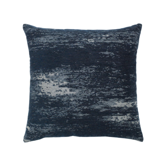 Elaine Smith 20" x 20" Distressed Indigo Sunbrella Outdoor Pillow