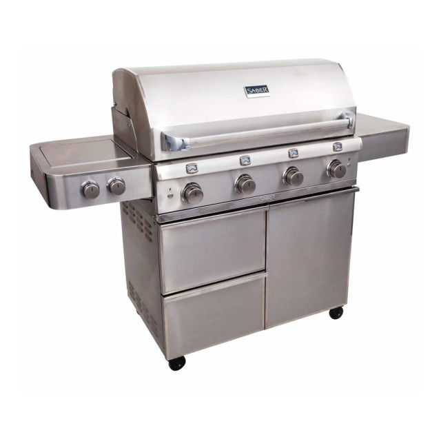 Saber Grills Elite 4-Burner 40" Freestanding Gas Grill on Cart