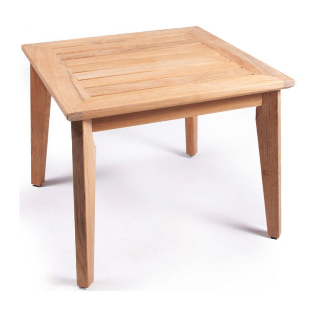 POVL Outdoor Menlo 20" Teak Square Side Table