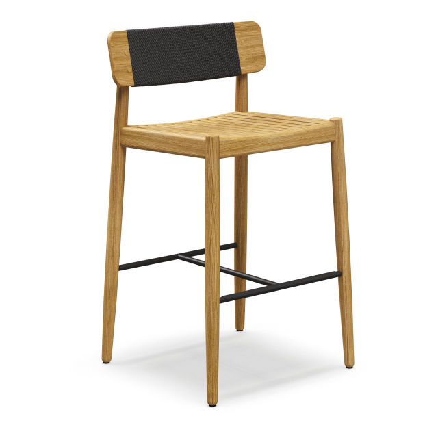 Gloster Archi Teak Bar Side Chair