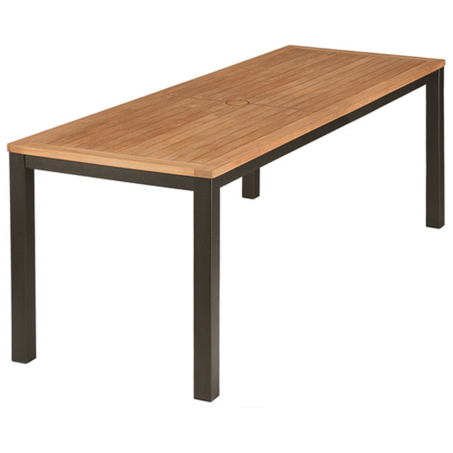 Barlow Tyrie Aura 79" Narrow Rectangular Dining Table - Teak Top