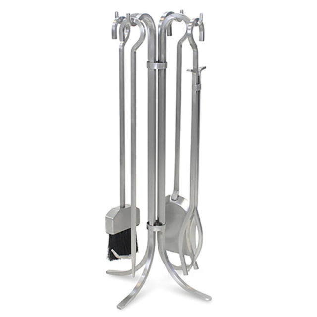 Pilgrim Newport Stainless Steel Fireplace Tool Set