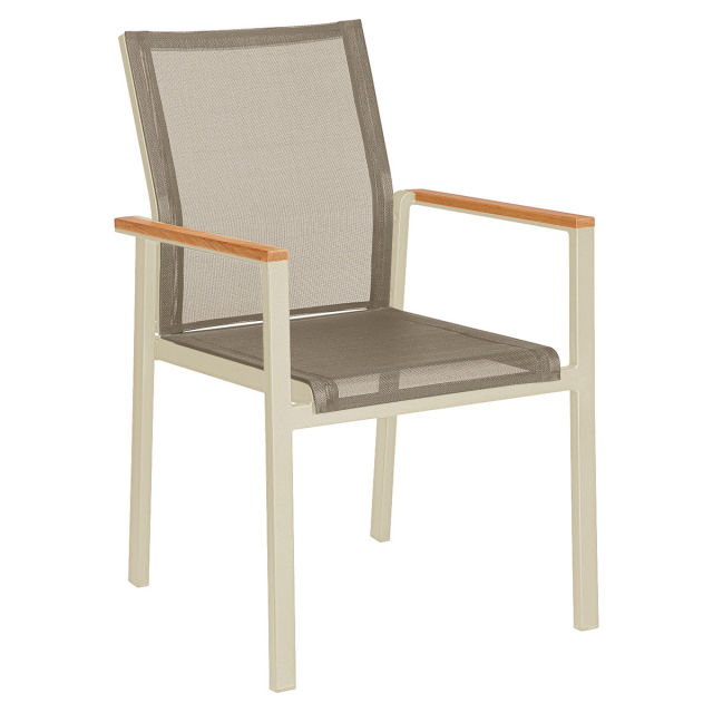 Barlow Tyrie Aura Stacking Sling Dining Armchair